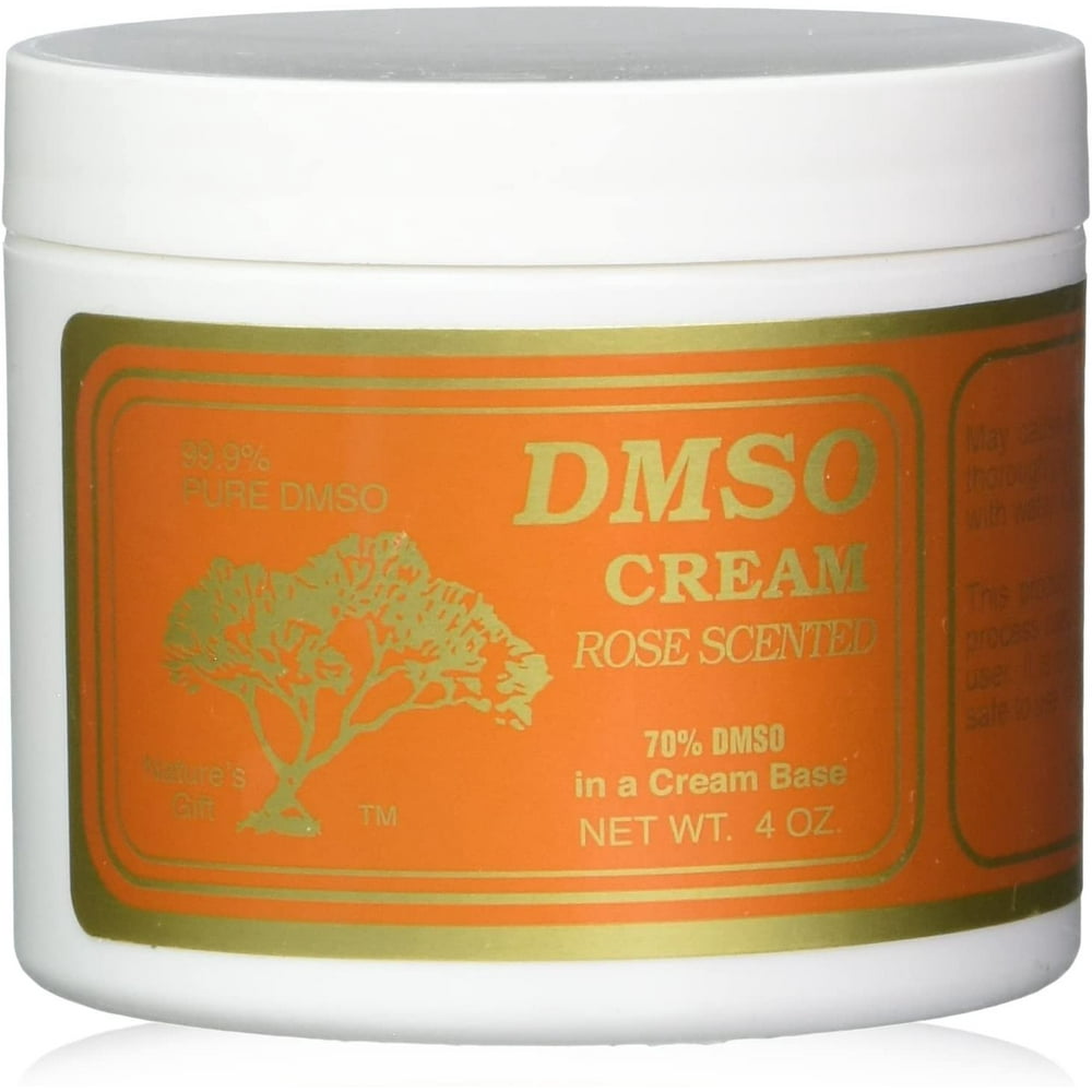 Nature's Gift DMSO Cream Rose Scented 4oz 120g