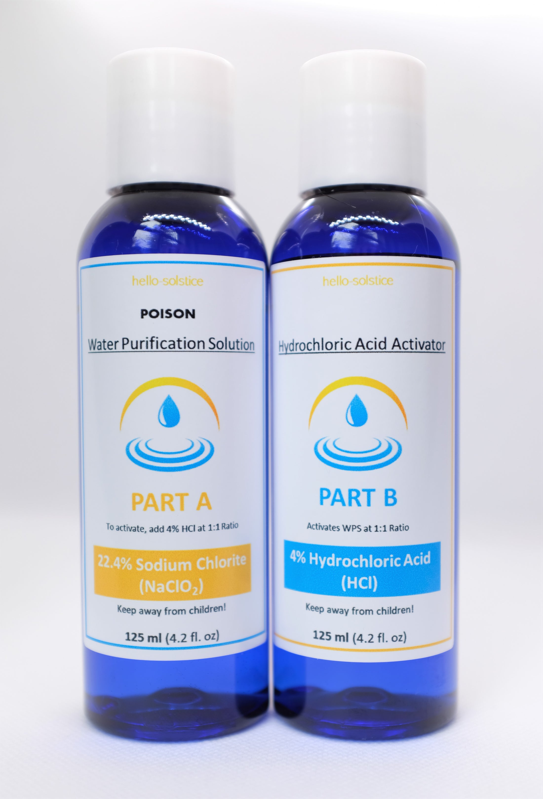 Water Purification Solution Sodium Chlorite (NaClO2) & Activator (HCl