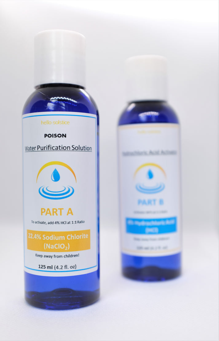 Water Purification Solution Sodium Chlorite Naclo2 And Activator Hcl Hello Solstice 7264